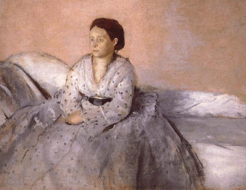 Edgar Degas Madame Rene de Gas Spain oil painting art